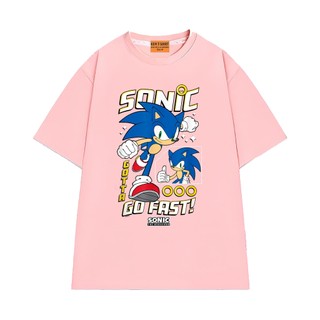 Áo Thun NGỐ TEE Hoạt Hình Sonic Go Fast Vải Cotton Mềm Mịn Mặc Thoáng Mát Form Unisex