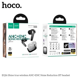 Tai nghe Bluetooth TWS Hoco EQ16 V5.3, Pin 7H, Thiết Kế đẹp mắt (Đen)