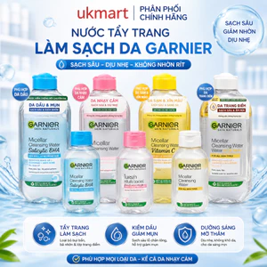Nước Tẩy Trang cho mọi loại da - Garnier Micellar Cleansing Water 50ml, 125ml, 400ml
