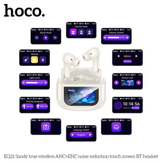 Tai nghe Bluetooth TWS Hoco EQ21 V5.4, Pin 7H, Màn hình LCD, Chống ồn ANC và ENC