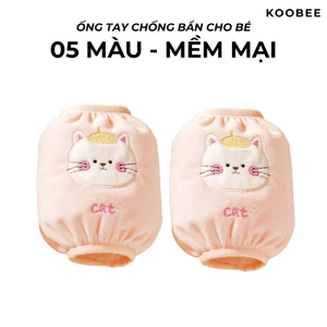 Bao Ống Tay Trẻ Em KOOBEE – Vải Nhung Mềm, Bo Chun Co Giãn, Chống Bẩn, Chống Mài Mòn Khi Bé Ăn Uống & Vui Chơi | 353
