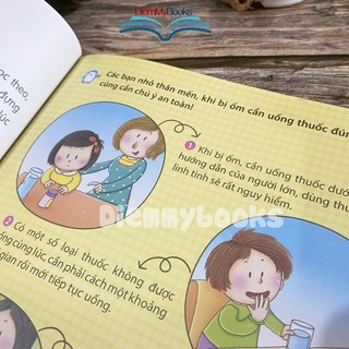 Sách Thiếu Nhi- 50 Kiến Thức An Toàn Cần Dạy Trẻ- Giúp Con Trưởng Thành Lạnh Mạnh- Kỹ Năng Sống Dành Cho Bé Từ 3 Tuổi