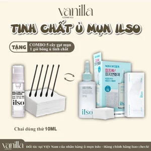 Tinh chất ủ mụn đầu đen ILSO Chính Hãng tặng kèm bông ủ