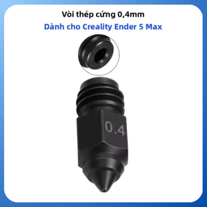 Hotend Thép Cứng / Đầu đùn nhựa / Vòi Phun 0,4mm Chịu Được Nhiệt Độ Cao cho Máy In 3D Creality Ender 5 Max | NL3D