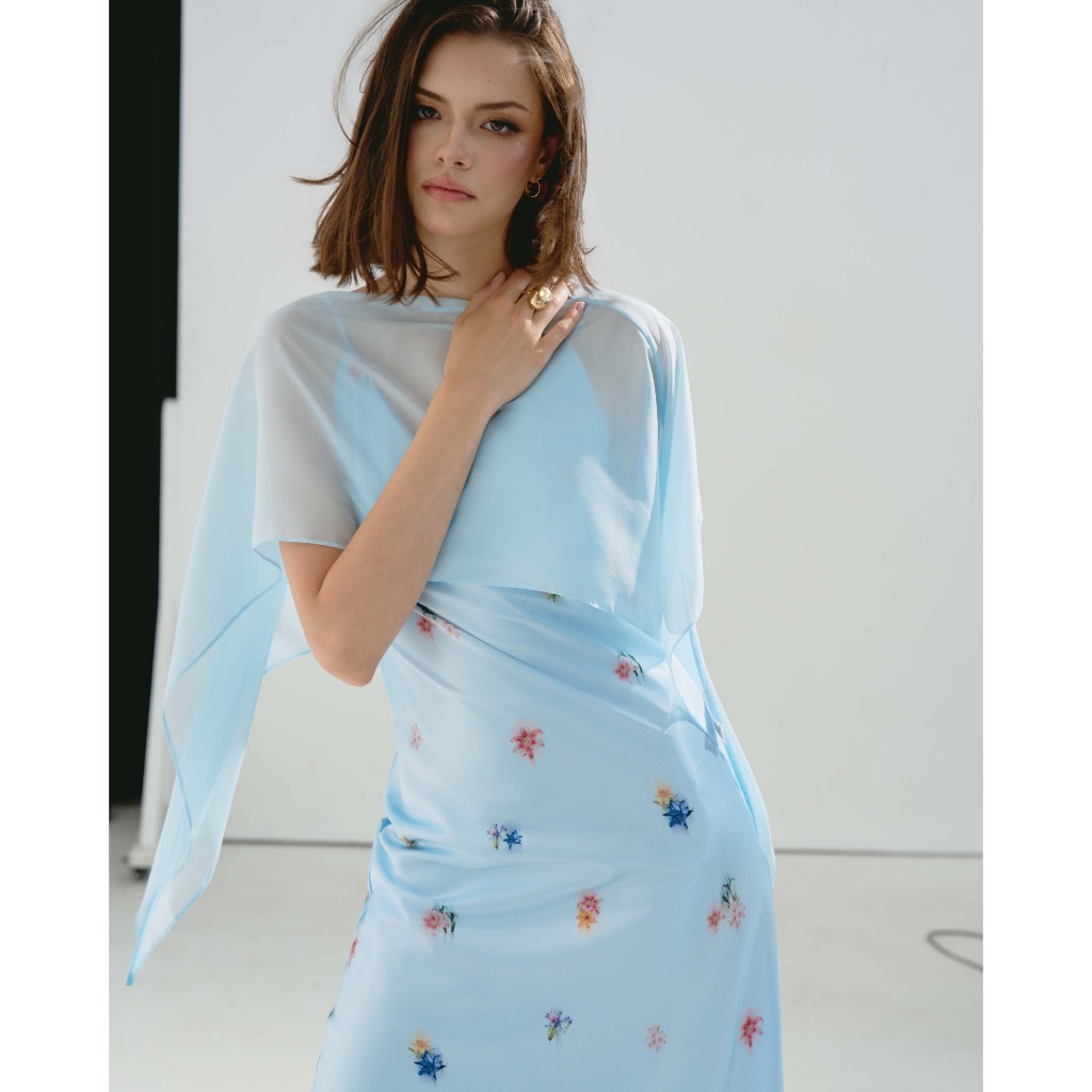 RECHIC Khăn choàng tằm ánh Lassi che bắp tay thướt tha nhẹ nhàng sang trọng | BigBuy360 - bigbuy360.vn