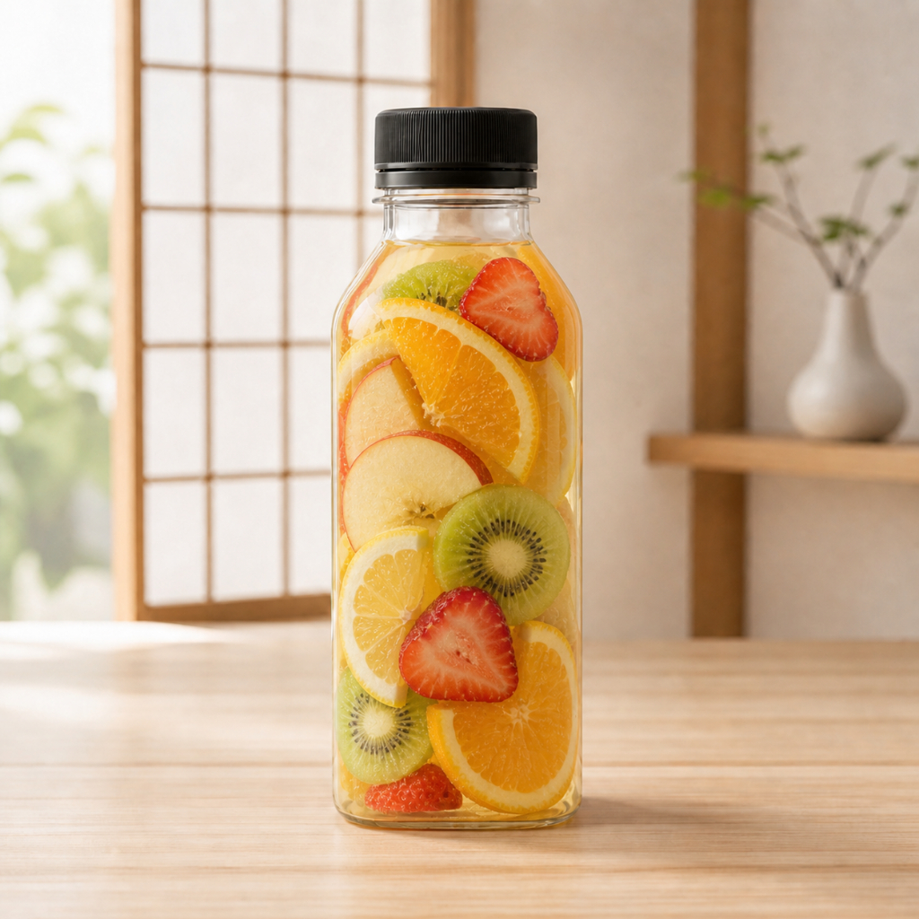 Combo 25 Chai Nhựa Vuông 280ml  – Chai Đựng Nước Ép, Trà Sữa, Detox, Sữa Hạt Kèm Nắp, Nhựa PET Bút Chì Phi 30