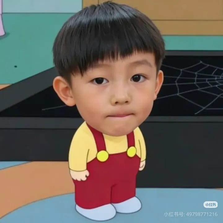 Móc khóa mica hình em bé Hàn Quốc Seonghyeon biểu cảm ngơ ngác quấn cuộn giấy vệ sinh siêu lầy lội
