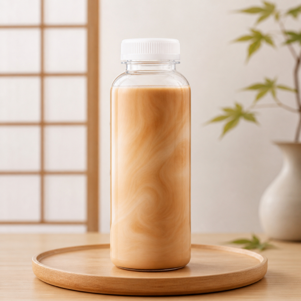 Combo 25 Chai Nhựa Tròn Ú 350ml/500ml Kèm Nắp – Chai Nhựa PET Phi 38 Đựng Nước Ép, Trà Sữa, Sữa Hạt