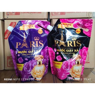 [COMBO 2 TÚI tổng 4,4 kg] Nước giặt đậm đặc Paris  túi 2,2kg,  2 trong 1 phiên bản mới, Giúp giặt sạch, Thơm lâu,