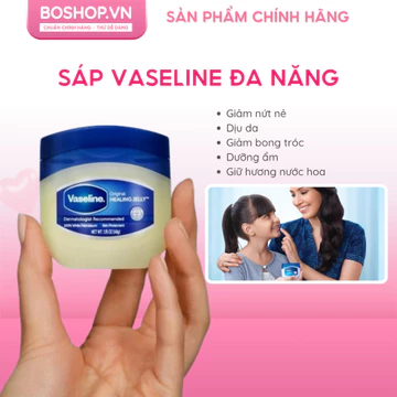 Sáp Dưỡng Ẩm Giảm Nứt Nẻ, Khô Môi, Dưỡng Mi Vaseline Petroleum Jelly Original
