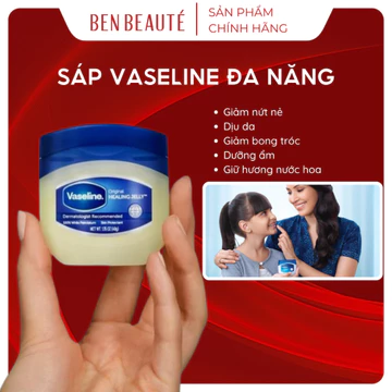 Sáp Dưỡng Ẩm Giảm Nứt Nẻ, Khô Môi, Dưỡng Mi Vaseline Petroleum Jelly Original 49g 368g