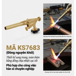 Đầu Khò Ga Mini JcTop Cao Cấp – Tia Lửa Mạnh, Chịu Nhiệt 1300°C