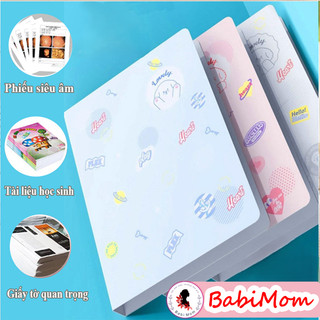 File Lá Đựng Siêu Âm, Tài Liệu Nhiều Màu Dễ Thương, Sổ Đựng Giấy Khám Thai Lưu Giấy Tờ,  Tiện Dụng