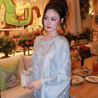 Set  Pháp Phục Đi Lễ Chùa Tết Du Xuân  ADC22