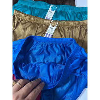 [set 3 cái] Quần lót bà già – Chất thun bóng cực mát, FREESIZE 50-60kg