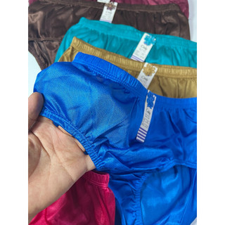 [set 3 cái] Quần lót bà già – Chất thun bóng cực mát, FREESIZE 50-60kg