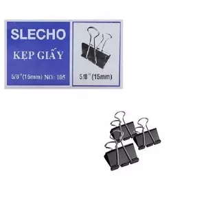 COMBO Kẹp bướm Slecho 15mm, 19mm, 25mm, 32mm, 41mm, 51mm ( hộp 12 cái)