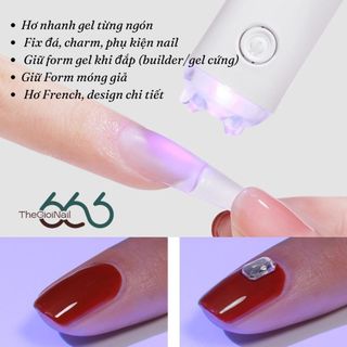 Máy Hơ Gel Mini Annie’s Quái Vật 3W – Máy Hơ Chi Tiết Hàng Chính Hãng Hơ Móng Cầm Tay Sạc USB Nhỏ Gọn | Nail666