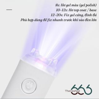 Máy Hơ Gel Mini Annie’s Quái Vật 3W – Máy Hơ Chi Tiết Hàng Chính Hãng Hơ Móng Cầm Tay Sạc USB Nhỏ Gọn | Nail666