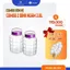 Combo 2 Bình Ngâm Thủy Tinh LOTUS GLASS VTC098 Quai Tím + Tặng 12 Chén VTC06T/30ml - VTC198/20ml