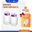 Combo 2 Bình Ngâm Thủy Tinh LOTUS GLASS VTC098 Quai Tím + Tặng 12 Chén VTC06T/30ml - VTC198/20ml