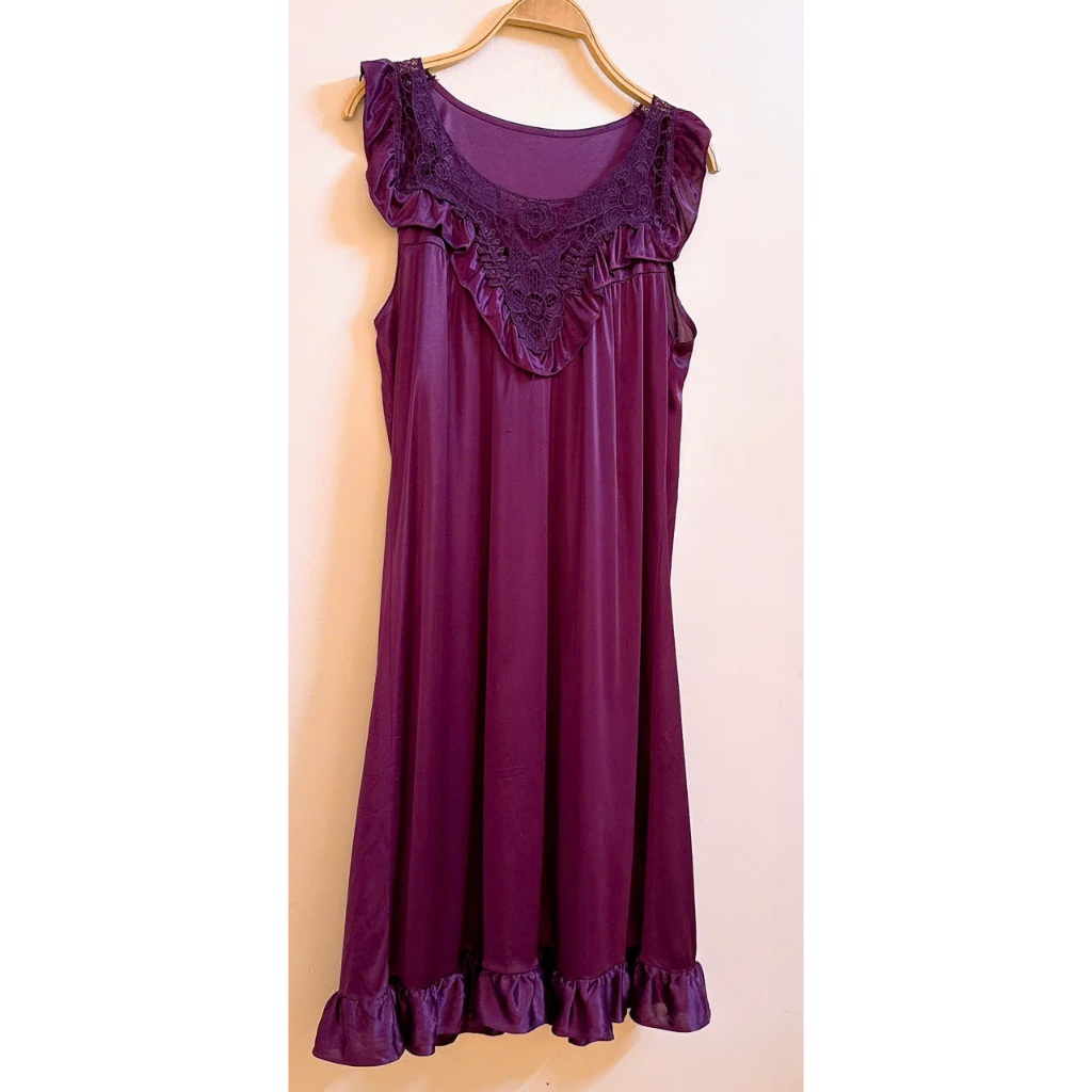 Đầm ngủ thun lạnh - 2 hand (Size L)