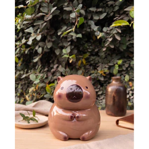 Heo đất Maison lợn đất tiết kiệm Chuột Capybara lỗ tròn size lớn cute