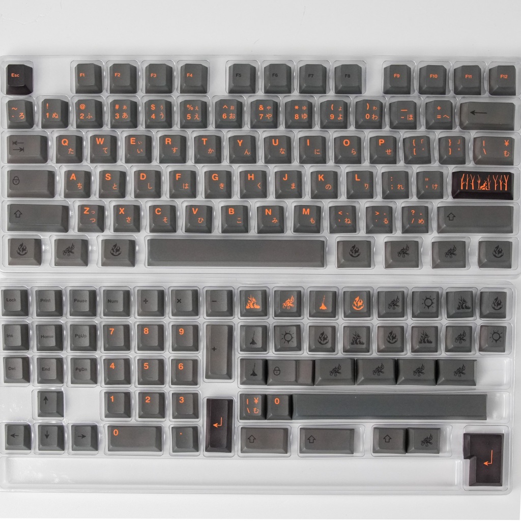 Keycap Cinder, Cherry Profile, Nhựa PBT Dày 134 Nút, In Dye-sub 5 Mặt Cực Bền | BigBuy360 - bigbuy360.vn