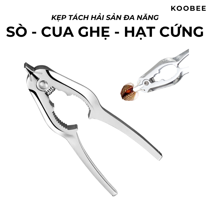 Dụng Cụ Tách Sò Huyết, Ngêu, Hàu Đa Năng - Kềm Kẹp Càng Cua Ghẹ Ăn Hải Sản Tách Vỏ Hạt Cứng Chuyên Dụng | 290