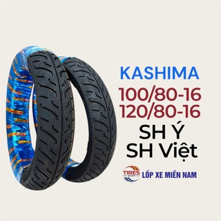 Vỏ Lốp Xe SH125, SH150, SH160 Việt Lốp Đúc Không Ruột kashima Chính Hãng