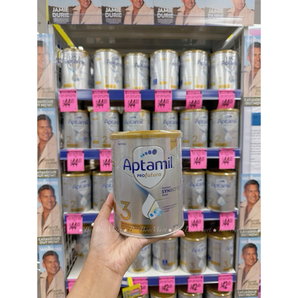 Sữa Aptamil Pro 1,2,3 lon 900g ( Bay Air Úc)