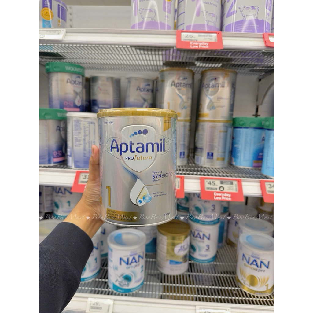 Sữa Aptamil Pro 1,2,3 lon 900g ( Bay Air Úc)
