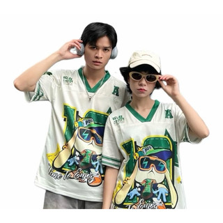 Áo thun Nam Nữ cổ xẻ tim 3D