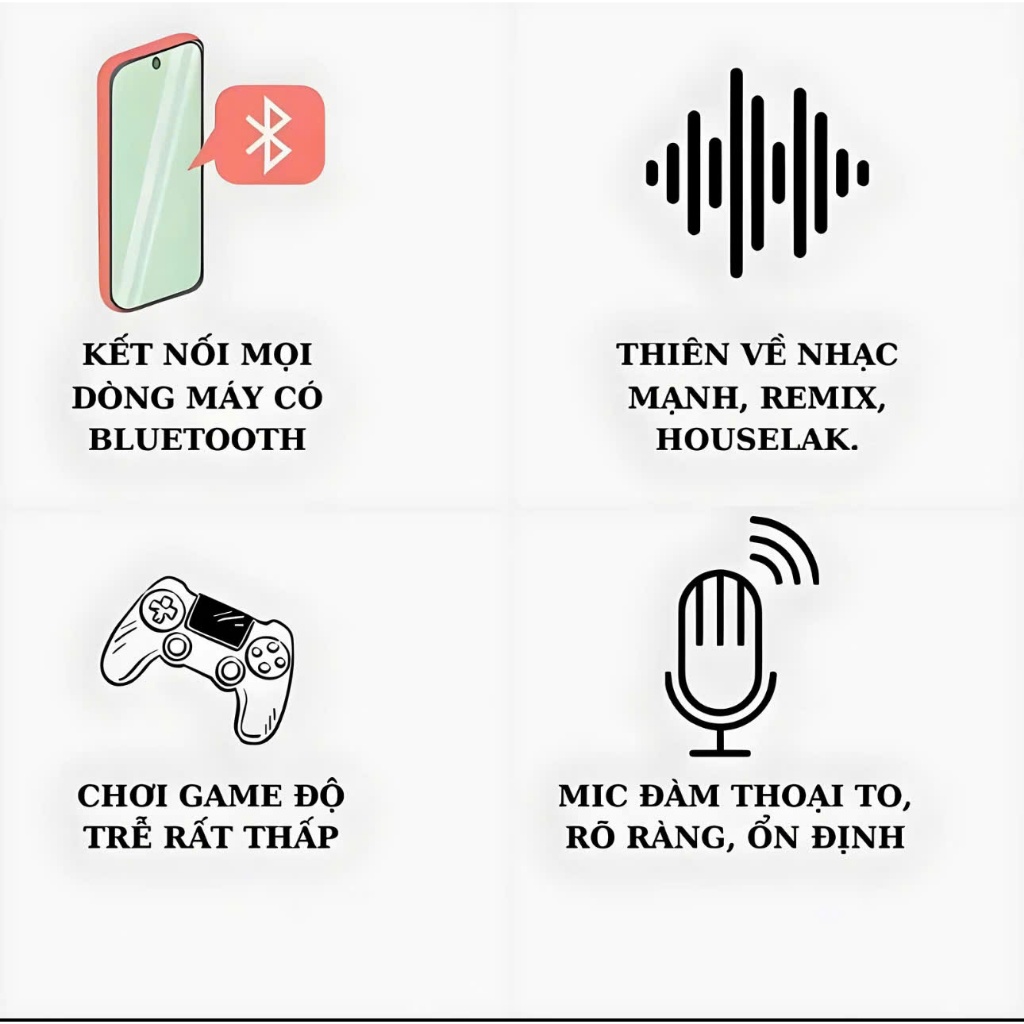 Tai Nghe Không Dây Bluetooth Pro 2 Bass Căng Chống Ồn Định Vị Google Map, Đổi Tên, Cảm Ứng