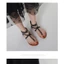 Giày sandal chiến binh nữ boho XIANGLV đinh tán basic 1.5cm, sandal nữ xỏ ngón, giày dây NH50 - Laylalay.n