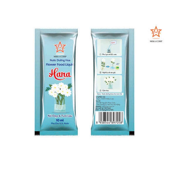 Nước dưỡng Hoa Tươi Lâu Hana ( Hộp 50 gói 10mL )