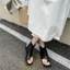 Giày sandal chiến binh nữ KAILI xỏ ngón khóa cài basic sang trọng, giày boot nữ B03 - Laylalay.n
