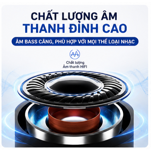 Tai Nghe Hổ Vằn Bluetooth AP 4  Bản Cao Cấp Pin 4-6H Bass Căng Đàm Thoại Định Vị Full Chức Năng Bảo Hành 12 Tháng