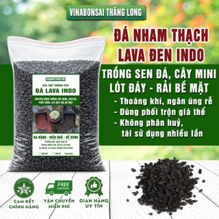 Đá Nham Thạch Lava Đen, Giá Thể Cho Thủy Sinh, Bonsai, Xương Rồng, Sạch tạp chất