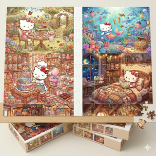 COMBO SỈ tranh ghép A5 Chủ đề Hello Kitty TooYoo TG0093