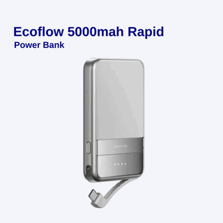 Pin Dự Phòng không dây EcoFlow RAPID 5000mAh - Chuẩn Qi2 15W, sạc 30W Siêu Nhanh