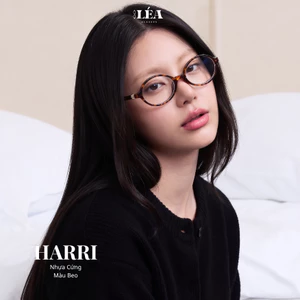 Kính mắt Oval [Lắp Được Cận] HARRI - LÉAGLASSES chất liệu nhựa cao cấp Y2K Bayonetta
