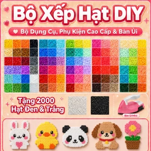 Combo Hạt Xếp DIY MDRA 2.6mm 24-264 Màu Đồ Chơi Sáng Tạo Cao Cấp Kèm Full Phụ Kiện
