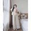 Set đồ nữ vintage chấm bi – áo babydoll + quần ống rộng viền ren siêu xinh