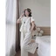 Set đồ nữ vintage chấm bi – áo babydoll + quần ống rộng viền ren siêu xinh