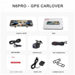 Camera Hành Trình Ô Tô N6 PRO Gắn Gương | 2K | Cảnh Báo Tốc Độ & Giao Thông | GPS | Kết Nối Điện Thoại | Bảo Hành 12T — ảnh 2