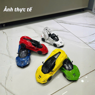 Xe Ô Tô Mô Hình Thể Thao Cho Bé Có Đèn Âm Thanh Bánh Đà Ma Sát, Xe Đồ Chơi Siêu Xe Mini Chạy Trớn Có Đèn