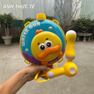 Balo súng nước cho bé đi biển, Đồ chơi mùa hè bắn tia, Súng nước đeo lưng cho bé, Balo súng nước hoạt hình