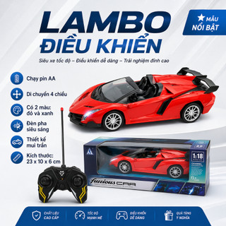 Ô tô điều khiển từ xa, Xe điều khiển từ xa, Siêu xe Lambo điều khiển từ xa 4 chiều