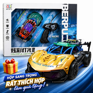 Xe điều khiển từ xa BERPU 2.4G, Siêu xe đồ chơi cho bé, Ô tô điều khiển từ xa, Quà tặng sinh nhật cho bé